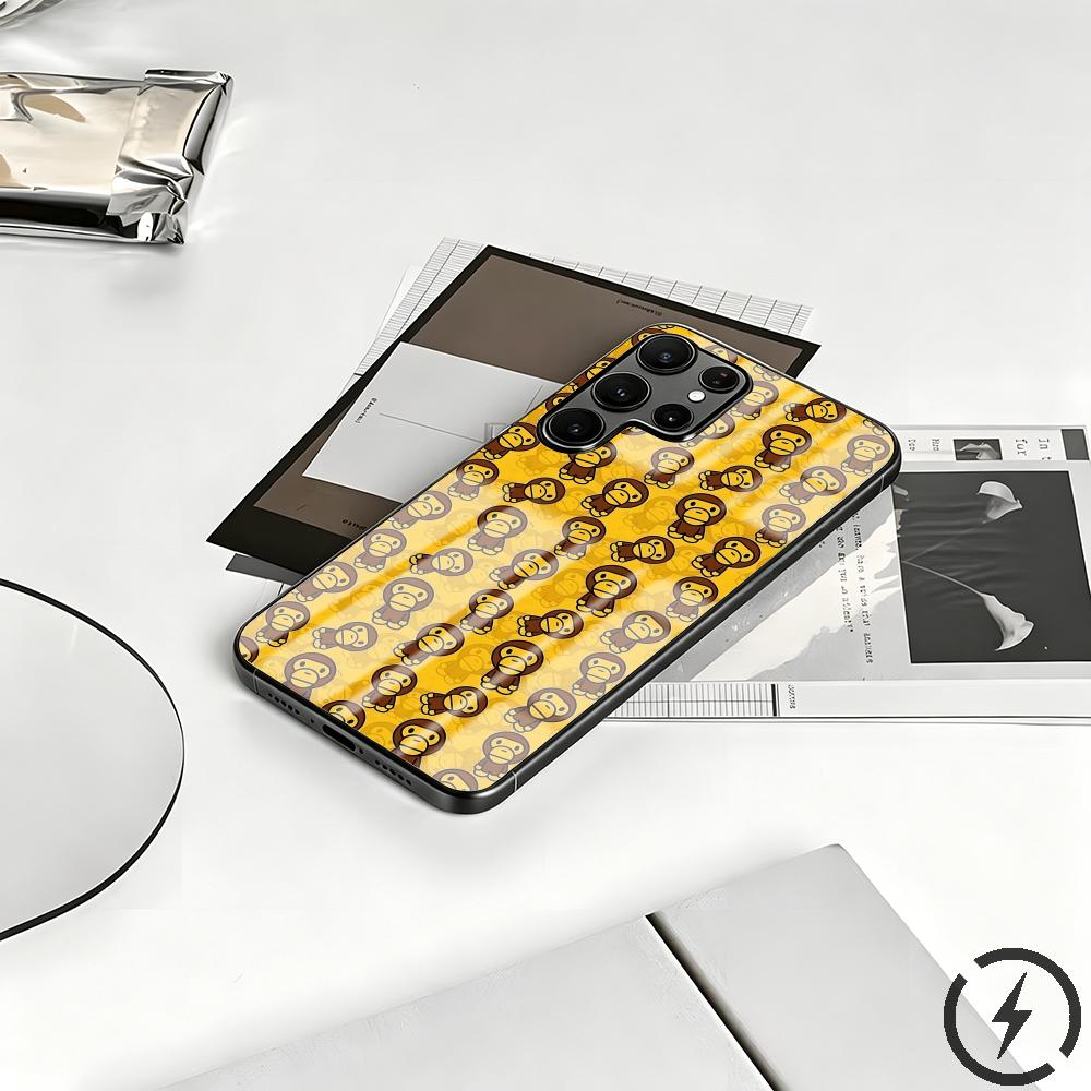 Phone Cases Brand - เคสโทรศัพท์ยี่ห้อ b-bape สำหรับ Samsung S26 S25