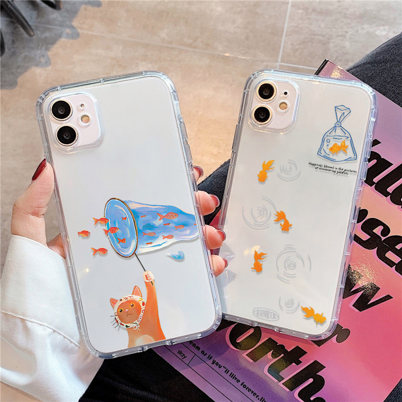 Apple Iphone 15 - เคสโทรศัพท์ลายปลาสวยงาม สำหรับ iPhone 14 16 15