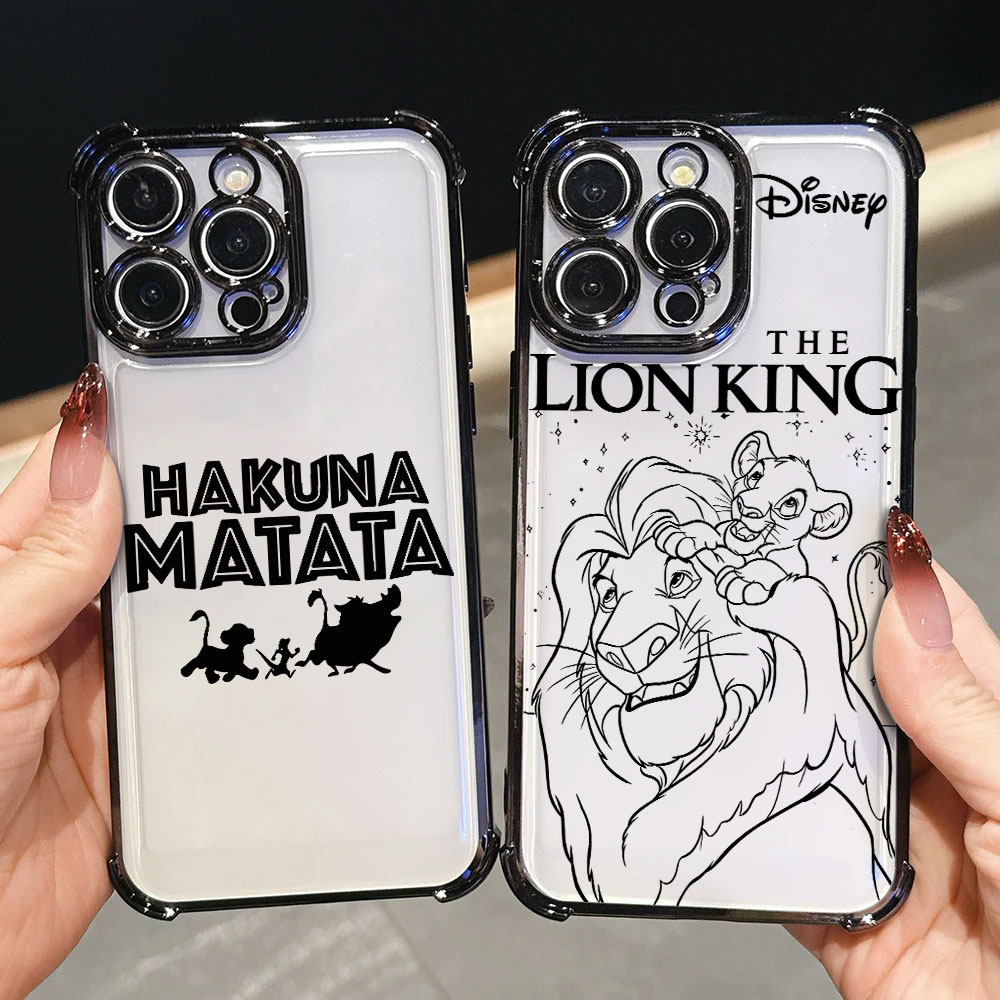 Phone Cases A14 Samsung - เคสกันกระแทกสุดหรูลาย The Lion King HAKUNA MATATA