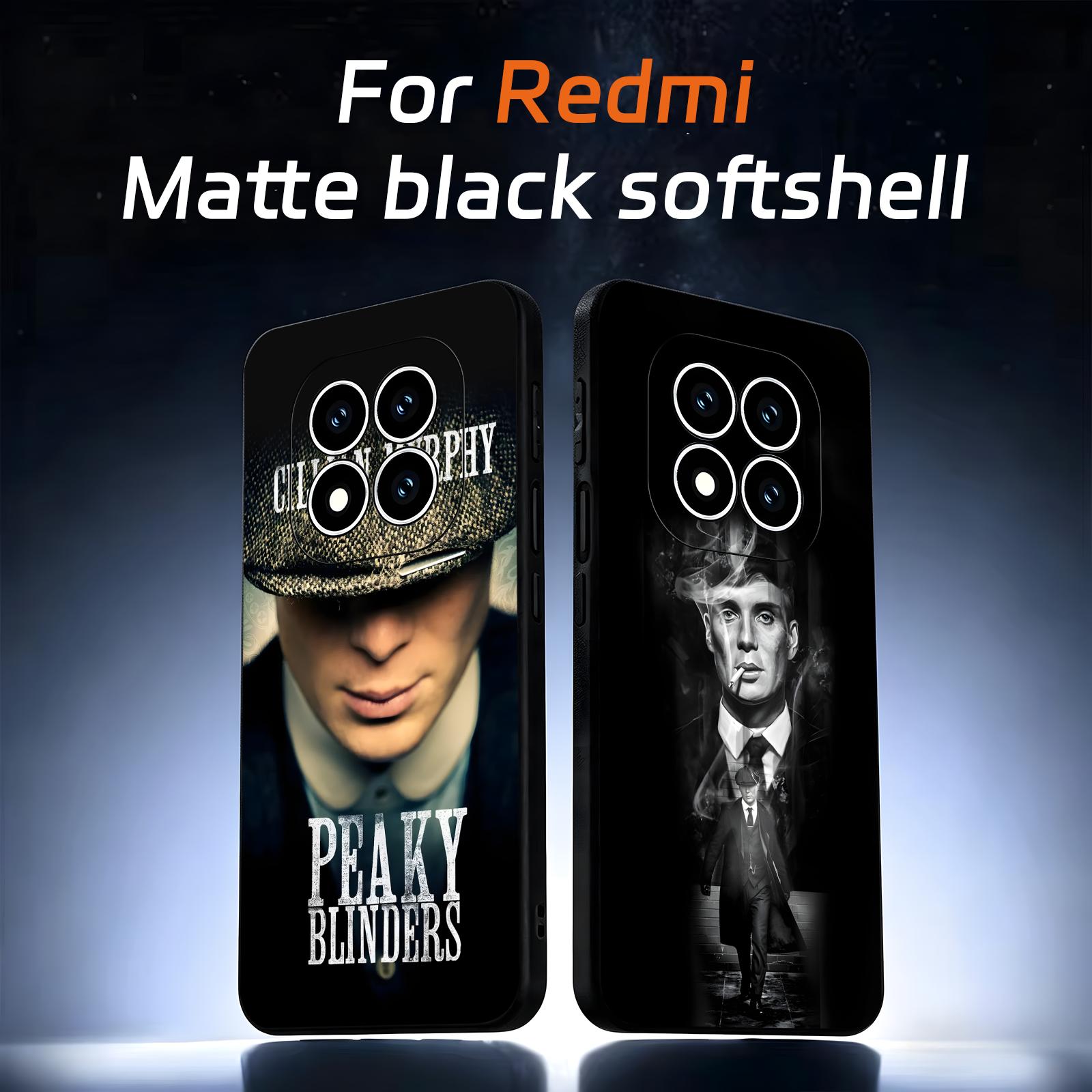 Phone Cases Black - โทมัส เชลบี พีคกี้ ไบลน์เดอร์สเคสโทรศัพท์สำหรับเรดมี่โน้ต 15 14