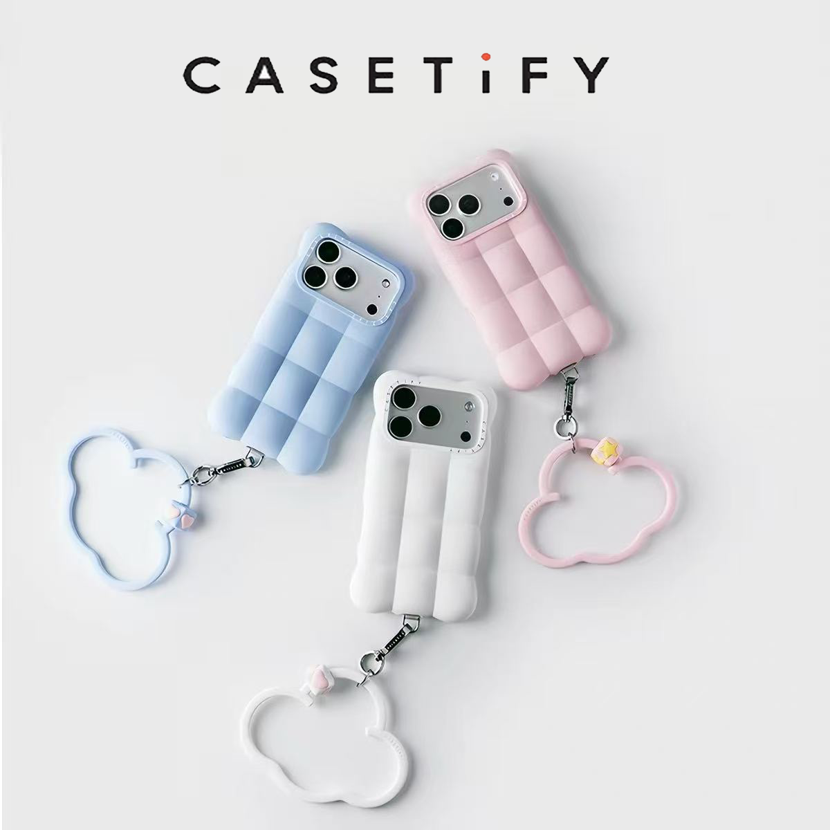 Phone Cases Protective - CASETiFY เคสโทรศัพท์ซิลิโคนซีรีส์ Cloud สำหรับ iPhone 17