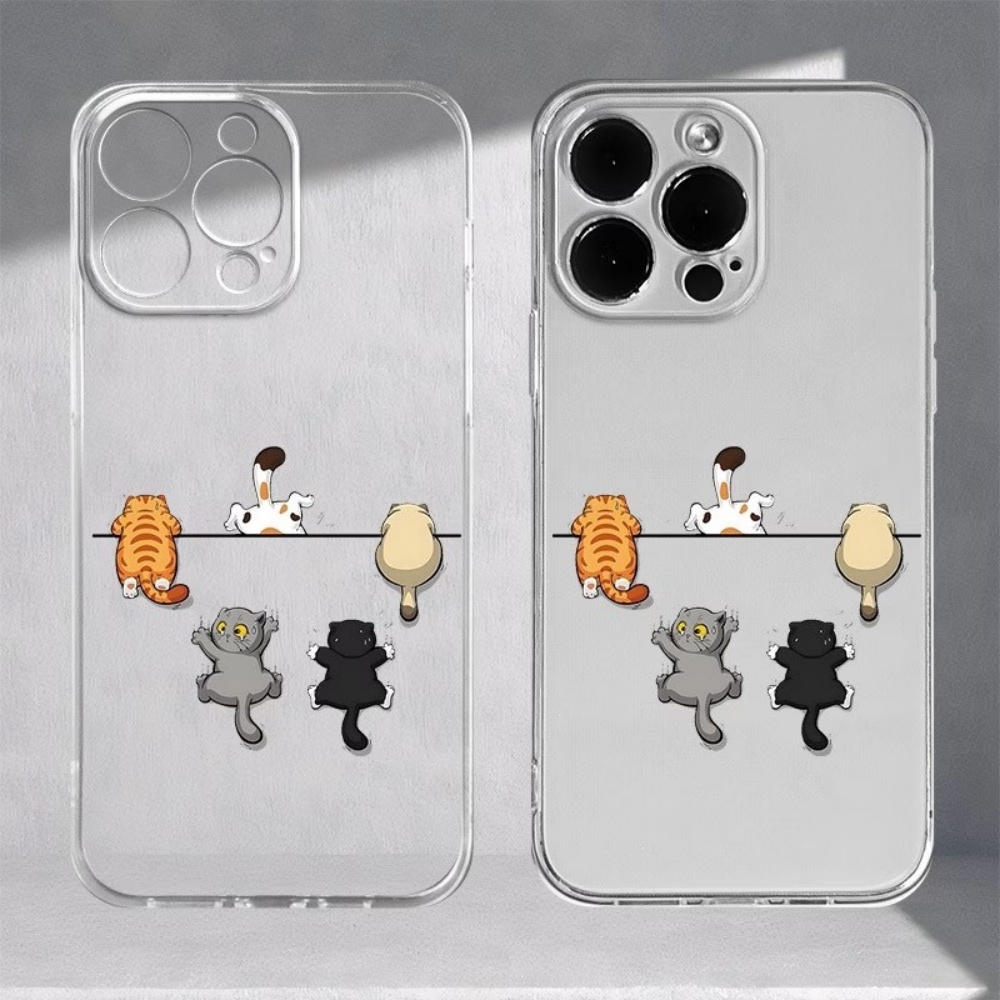 Phone Cases Cute Iphone 14 - เคสโทรศัพท์ลายแมวน่ารัก 5 แบบ สำหรับ iPhone 11