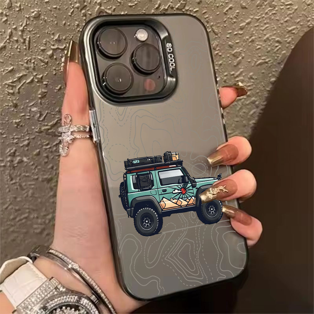 Phone Cases Protective - เคสโทรศัพท์ลายรถยนต์เรียบง่าย สำหรับ iPhone 17 Air 16