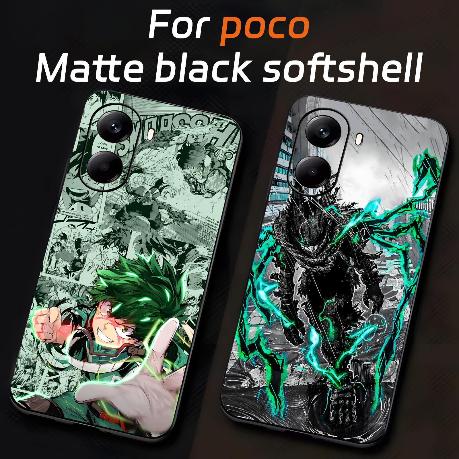Phone Cases Black - เดกุ มายฮีโร่ อคาเดเมียเคสโทรศัพท์สำหรับเสี่ยวมี่ POCO M7 M6