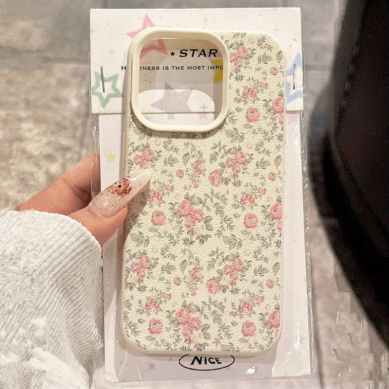 Phone Cases For Girls - เคสโทรศัพท์ลายดอกไม้สีขาวน่ารักสำหรับ iPhone 17 Pro Max 16