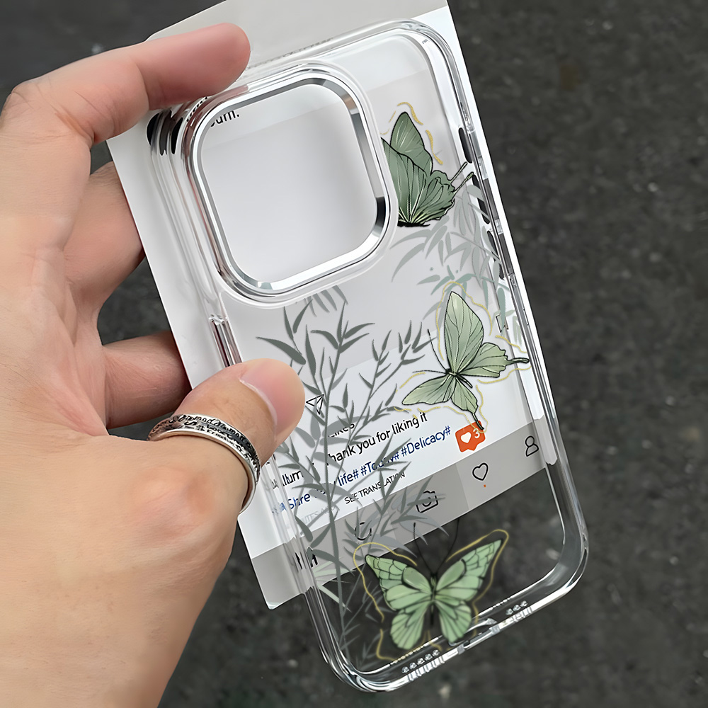 ซิลิโคนกรณีผีเสื้อสําหรับSamsu - Phone Cases A14 Samsung บทวิจารณ์และราคา