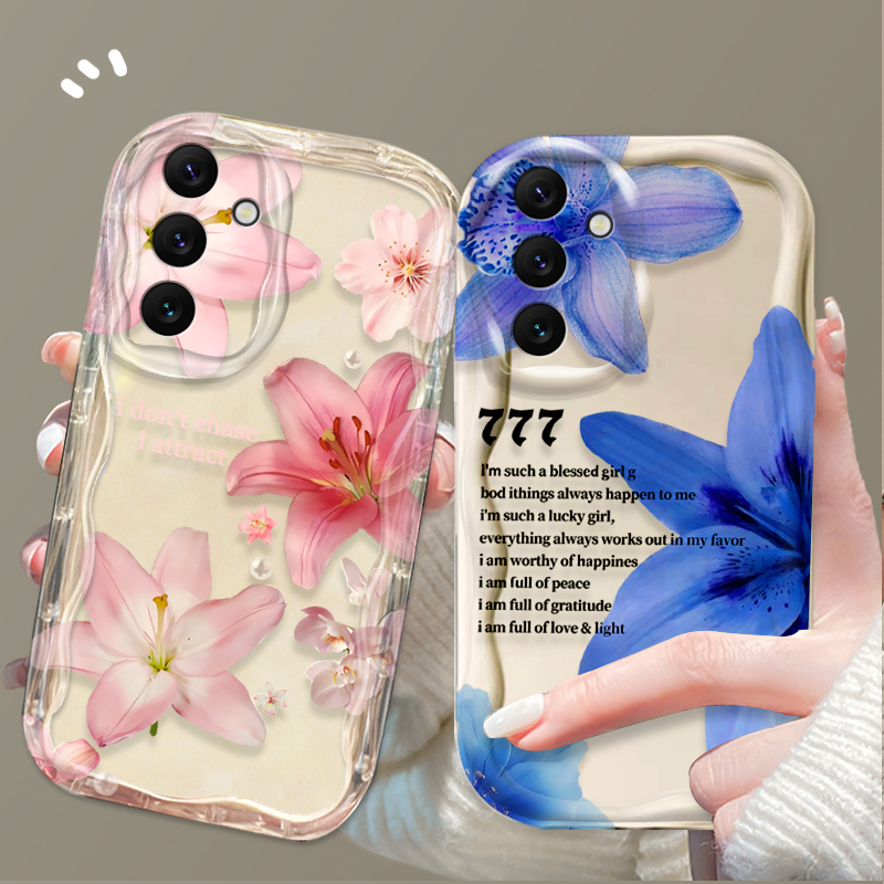 เคสโทรศัพท์ลายดอกลิลลี่สีชมพูส - Phone Cases A14 Samsung บทวิจารณ์และราคา