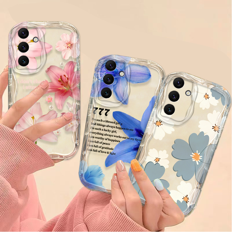 เคสโทรศัพท์ลายดอกลิลลี่สีชมพูส - Phone Cases A14 Samsung บทวิจารณ์และราคา