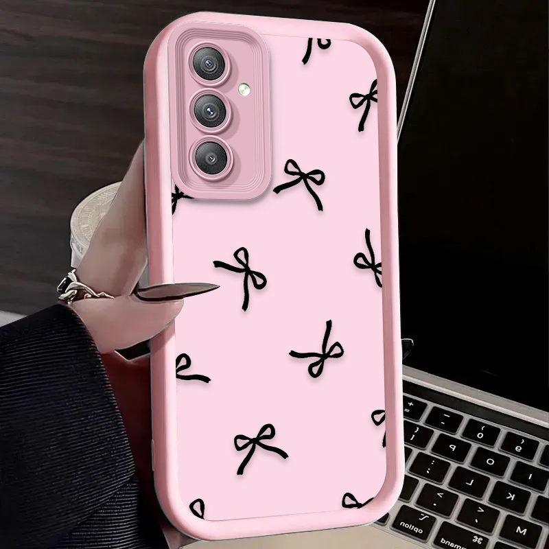 เคสลายโบว์รูปหัวใจสีดำสำหรับ S - Phone Cases A14 Samsung บทวิจารณ์และราคา