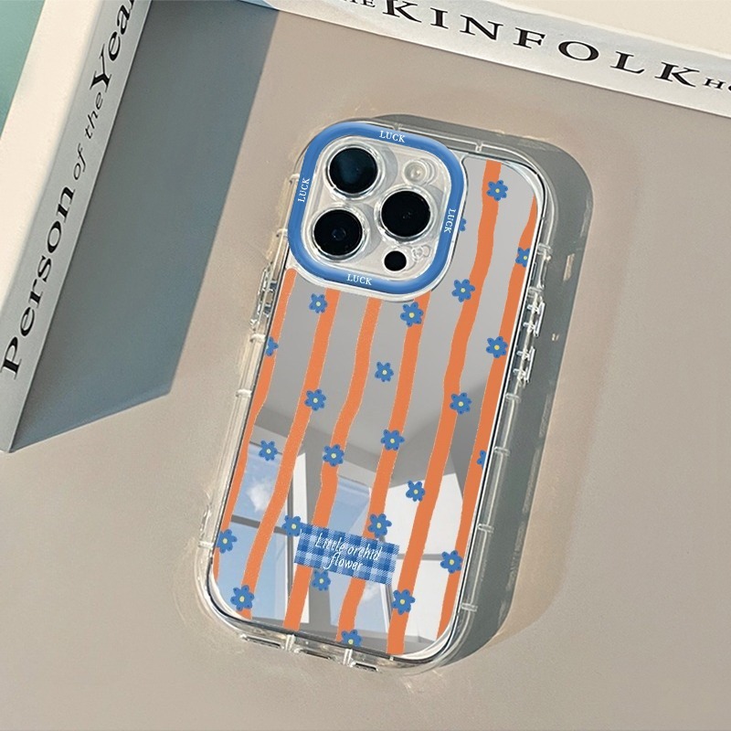 เคสโทรศัพท์ลายดอกไม้สีฟ้าลายทา - Phone Cases Blue บทวิจารณ์และราคา