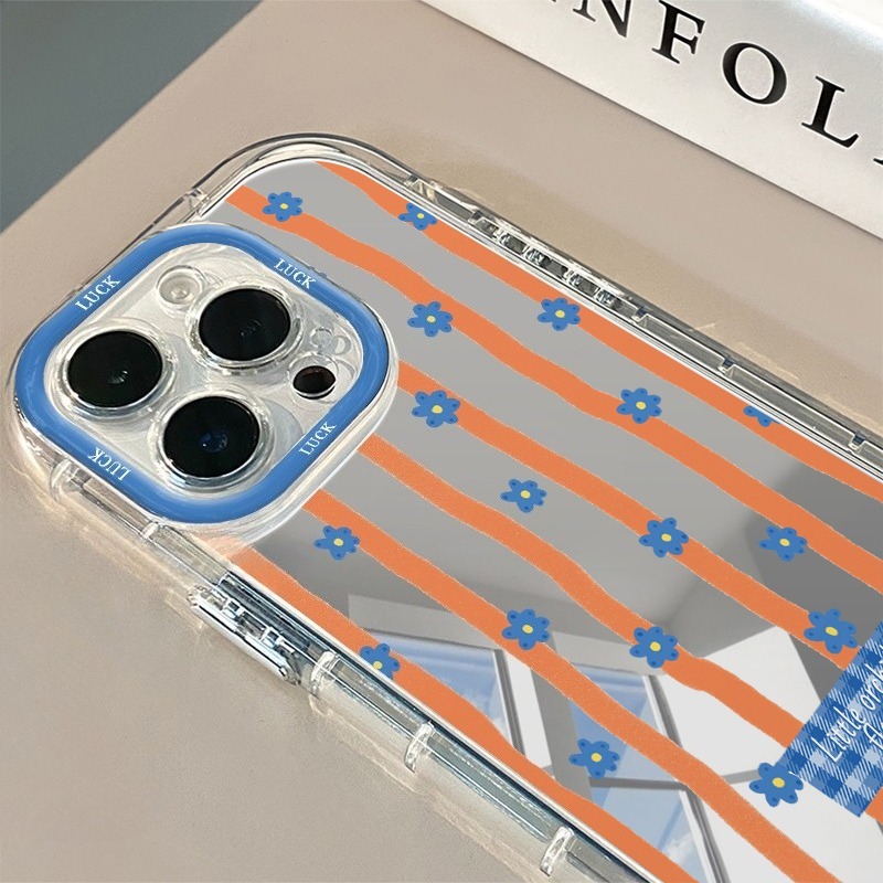 เคสโทรศัพท์ลายดอกไม้สีฟ้าลายทา - Phone Cases Blue บทวิจารณ์และราคา