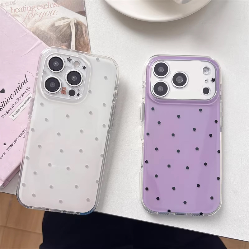 เคสโทรศัพท์ลายการ์ตูนจุดสีม่วง - Phone Cases For Girls บทวิจารณ์และราคา