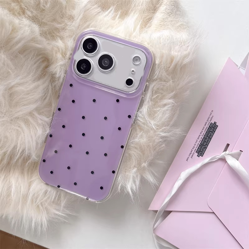 เคสโทรศัพท์ลายการ์ตูนจุดสีม่วง - Phone Cases For Girls บทวิจารณ์และราคา