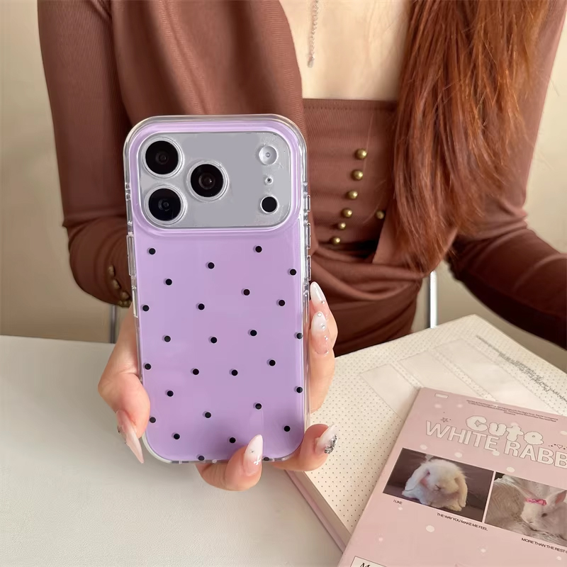 เคสโทรศัพท์ลายการ์ตูนจุดสีม่วง - Phone Cases For Girls บทวิจารณ์และราคา
