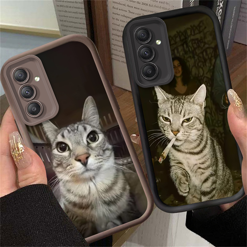 เคสโทรศัพท์ลายแมวสุดเทรนดี้สำห - Phone Cases A14 Samsung บทวิจารณ์และราคา