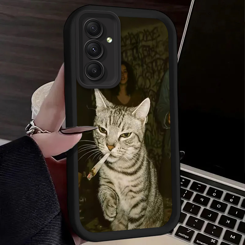 เคสโทรศัพท์ลายแมวสุดเทรนดี้สำห - Phone Cases A14 Samsung บทวิจารณ์และราคา