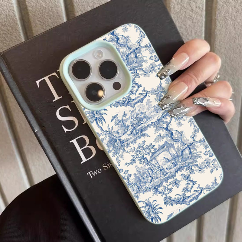 เคสโทรศัพท์ลายครามสีน้ำเงินขาว - Phone Cases Blue บทวิจารณ์และราคา