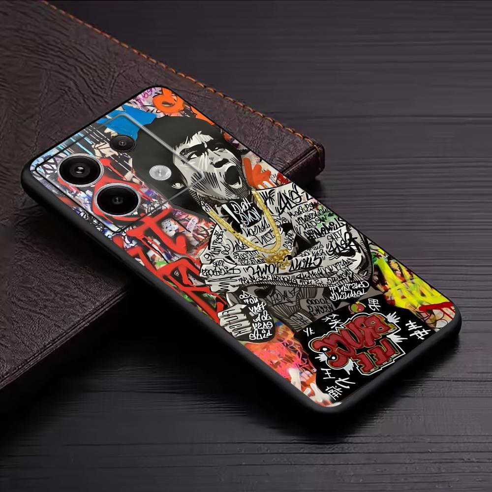 Banksy Graffiti Artเคสโทรศัพท์ - Phone Cases Black บทวิจารณ์และราคา