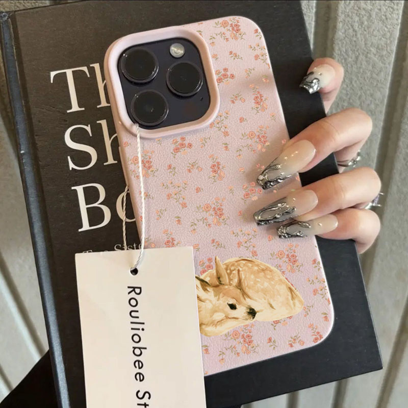 เคสโทรศัพท์ลายกวางน่ารัก ลายดอ - Phone Cases Cute Iphone 14 บทวิจารณ์และราคา