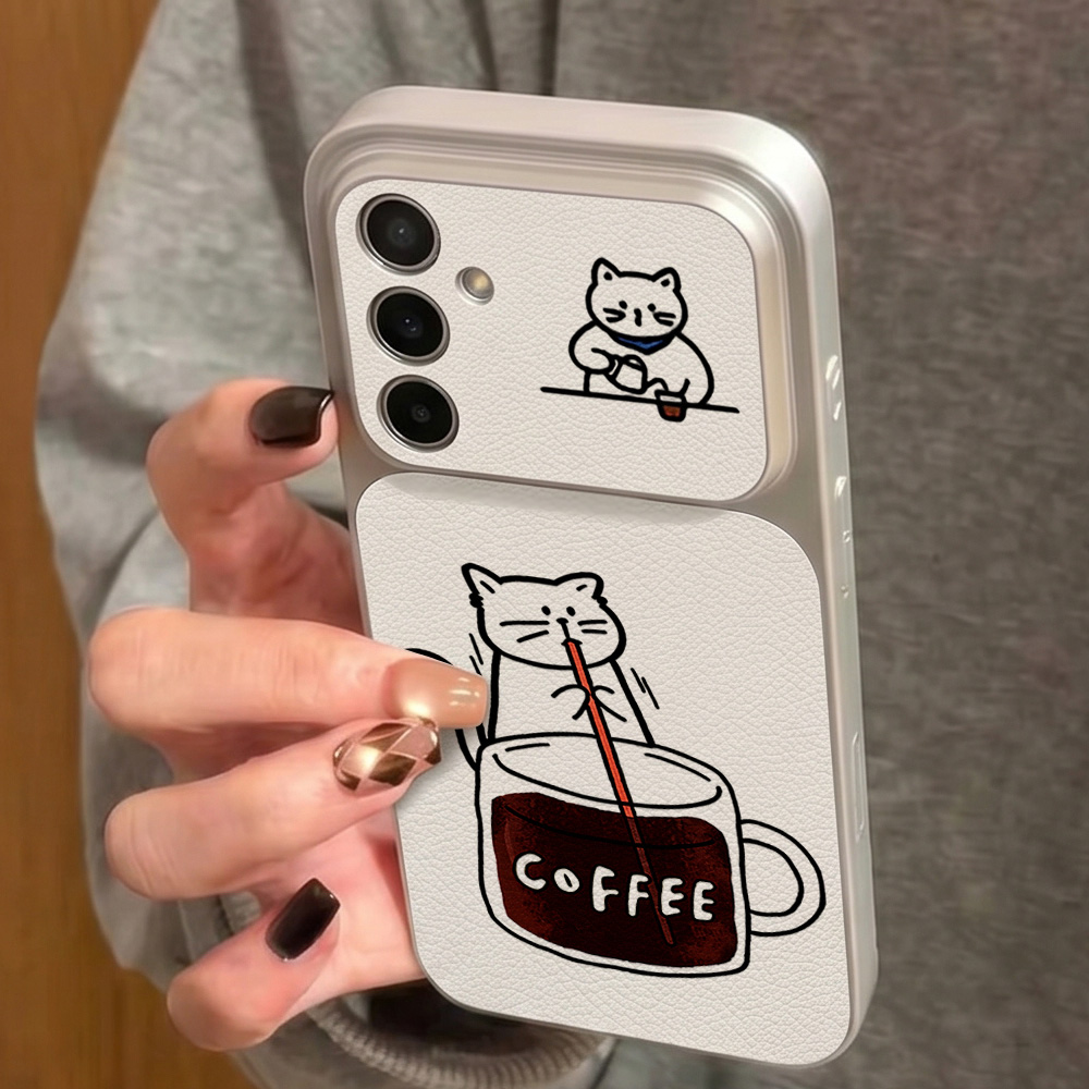 เคสโทรศัพท์ลายแมวน่ารักสีน้ำตา - Phone Cases A14 Samsung บทวิจารณ์และราคา
