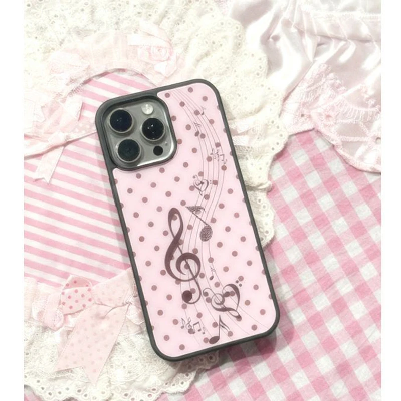 เคสโทรศัพท์ลายจุดสีชมพู-น้ำตาล - Phone Cases For Girls บทวิจารณ์และราคา