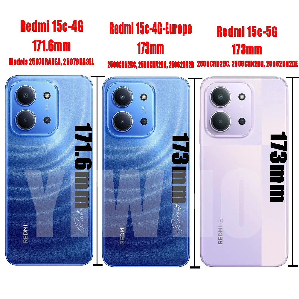 เคสใสสำหรับ Redmi 15C 4G รุ่นย - Phone Cases Europe บทวิจารณ์และราคา