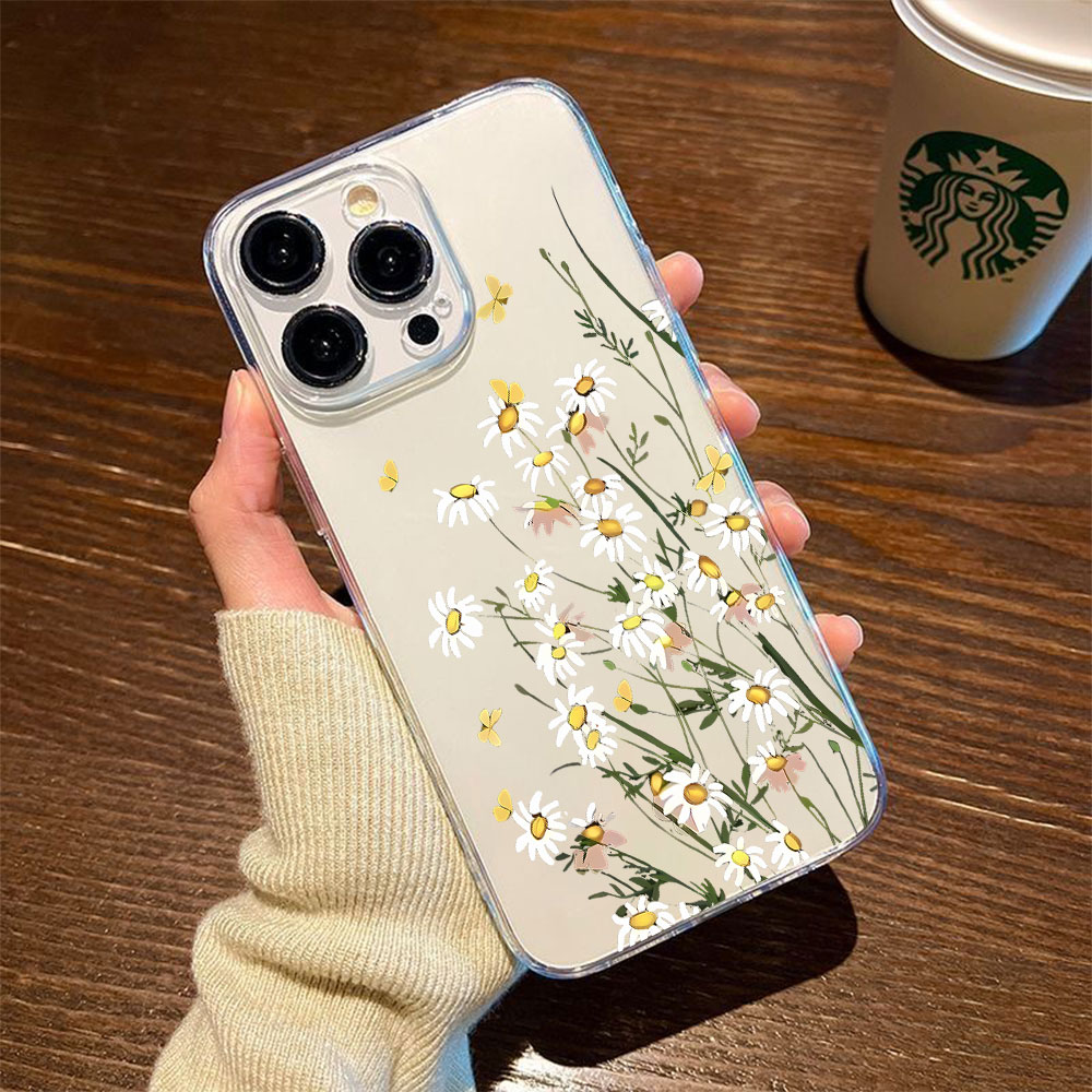 เคสโทรศัพท์ลายดอกเดซี่ใหม่ สำห - Apple Iphone 15 บทวิจารณ์และราคา