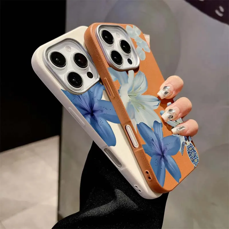 เคสโทรศัพท์ลายดอกลิลลี่สีน้ำเง - Phone Cases Blue บทวิจารณ์และราคา