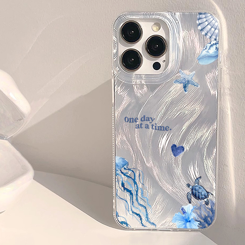บลูโอเชี่ยนบีชเคสโทรศัพท์กันกร - Phone Cases Blue บทวิจารณ์และราคา