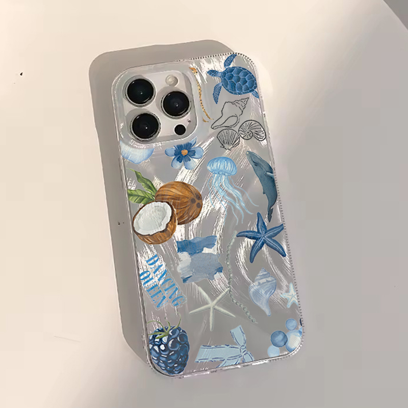 บลูโอเชี่ยนบีชเคสโทรศัพท์กันกร - Phone Cases Blue บทวิจารณ์และราคา