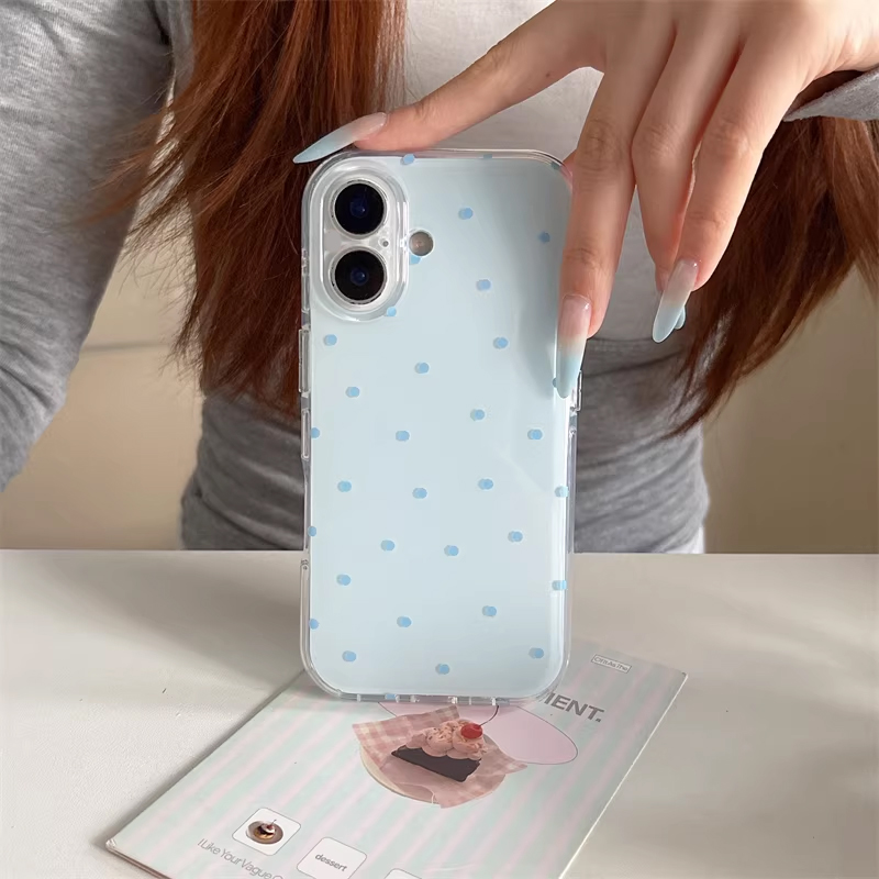 เคสโทรศัพท์ลายการ์ตูนจุดสีฟ้าช - Phone Cases For Girls บทวิจารณ์และราคา