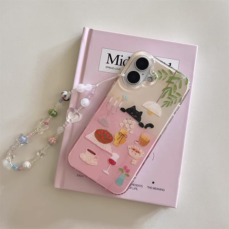 เคสโทรศัพท์ลายการ์ตูนแมวดำน่าร - Phone Cases For Girls บทวิจารณ์และราคา