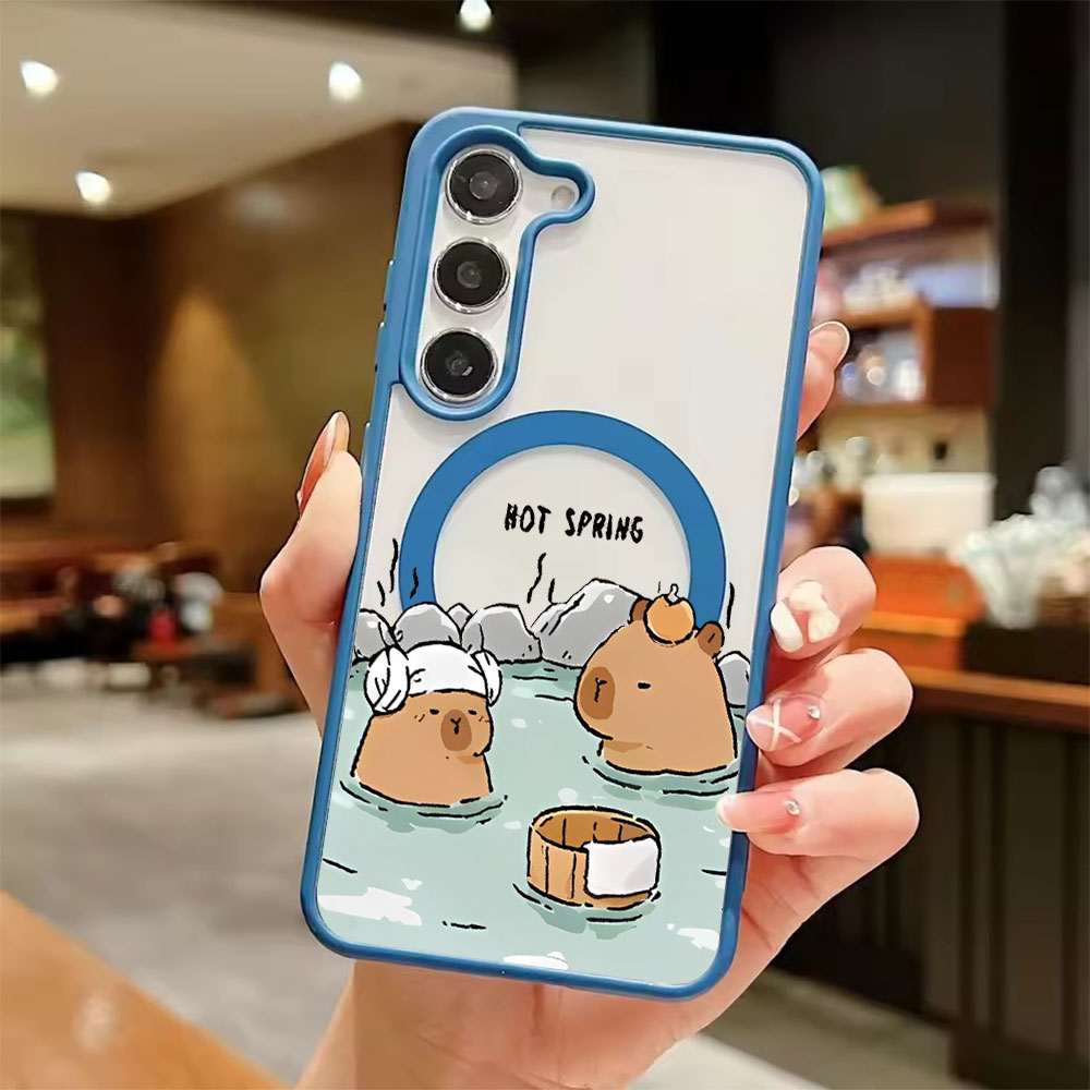 เคสโทรศัพท์แม่เหล็กใสลายคาปิบา - Phone Cases Galaxy S25 บทวิจารณ์และราคา
