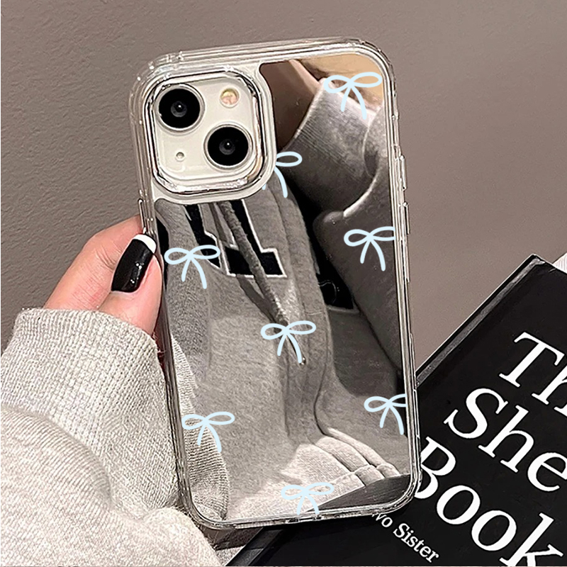 เคสโทรศัพท์ลายโบว์สีฟ้าอ่อนสำห - Phone Cases Blue บทวิจารณ์และราคา
