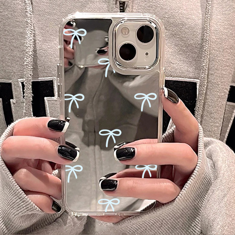 เคสโทรศัพท์ลายโบว์สีฟ้าอ่อนสำห - Phone Cases Blue บทวิจารณ์และราคา