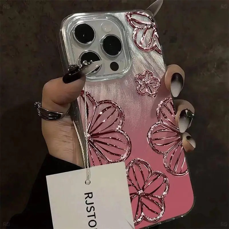 เคสโทรศัพท์ลายดอกไม้ไล่เฉดสีแฟ - Phone Cases You Can Design บทวิจารณ์และราคา