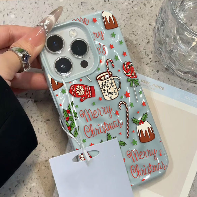 เคสโทรศัพท์ลายคริสต์มาสสุดน่าร - Phone Cases Cute Iphone 14 บทวิจารณ์และราคา