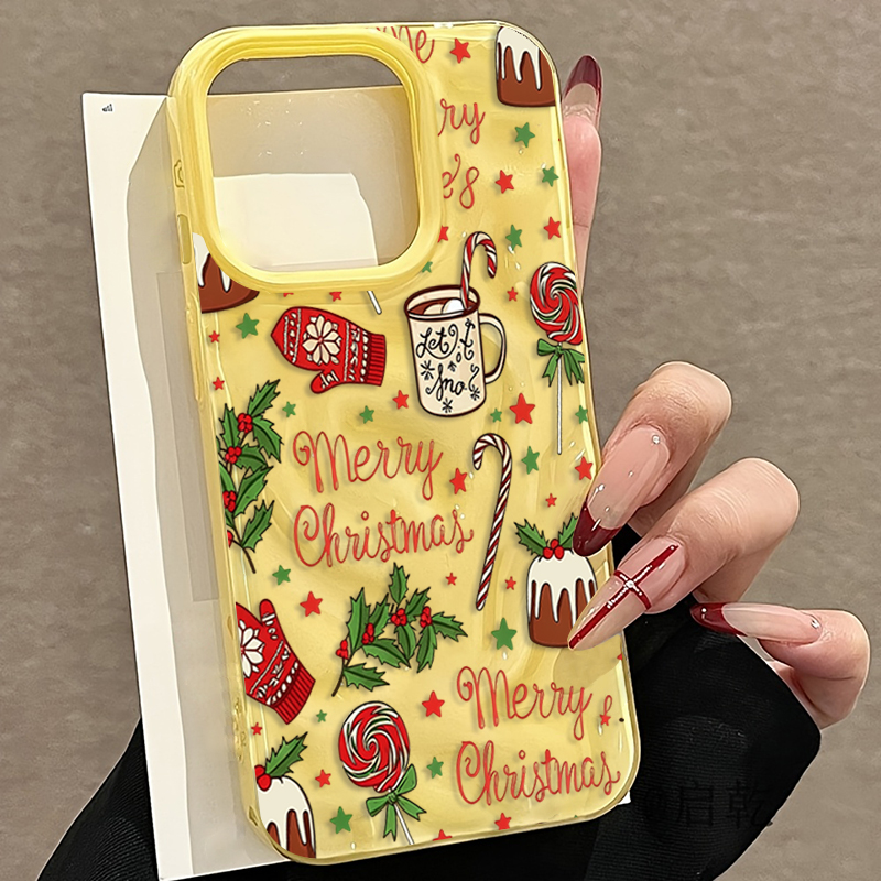 เคสโทรศัพท์ลายคริสต์มาสสุดน่าร - Phone Cases Cute Iphone 14 บทวิจารณ์และราคา