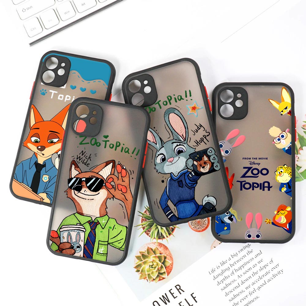 ดิสนีย์ นิค จูดี้ เคสใสแบบด้าน - Phone Cases Protective บทวิจารณ์และราคา