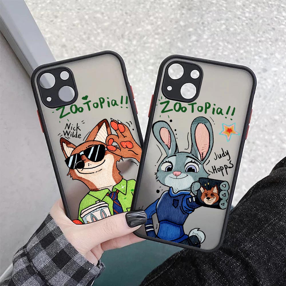 ดิสนีย์ นิค จูดี้ เคสใสแบบด้าน - Phone Cases Protective บทวิจารณ์และราคา