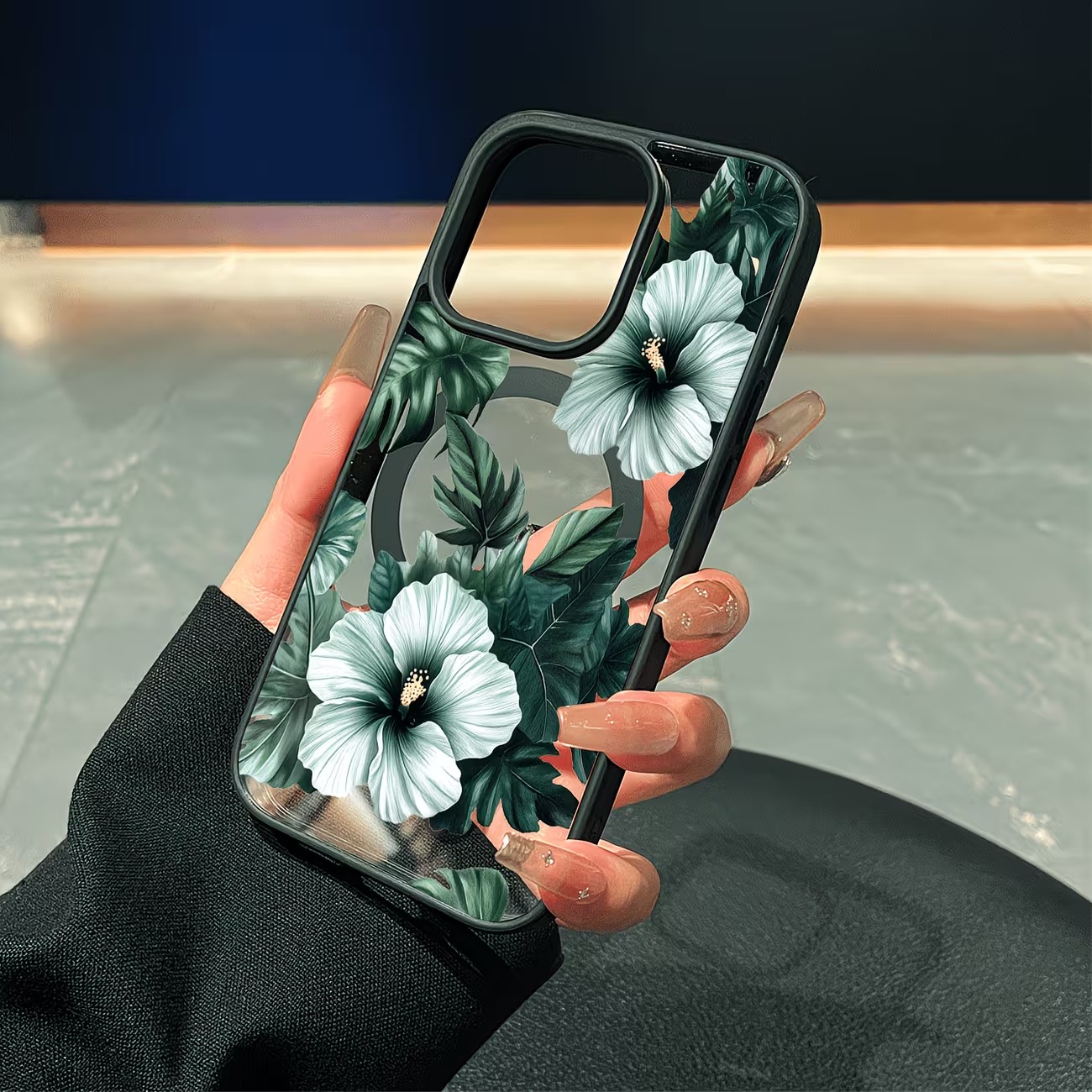 เคสโทรศัพท์ลายดอกไม้สีเขียวสำห - Phone Cases Protective บทวิจารณ์และราคา