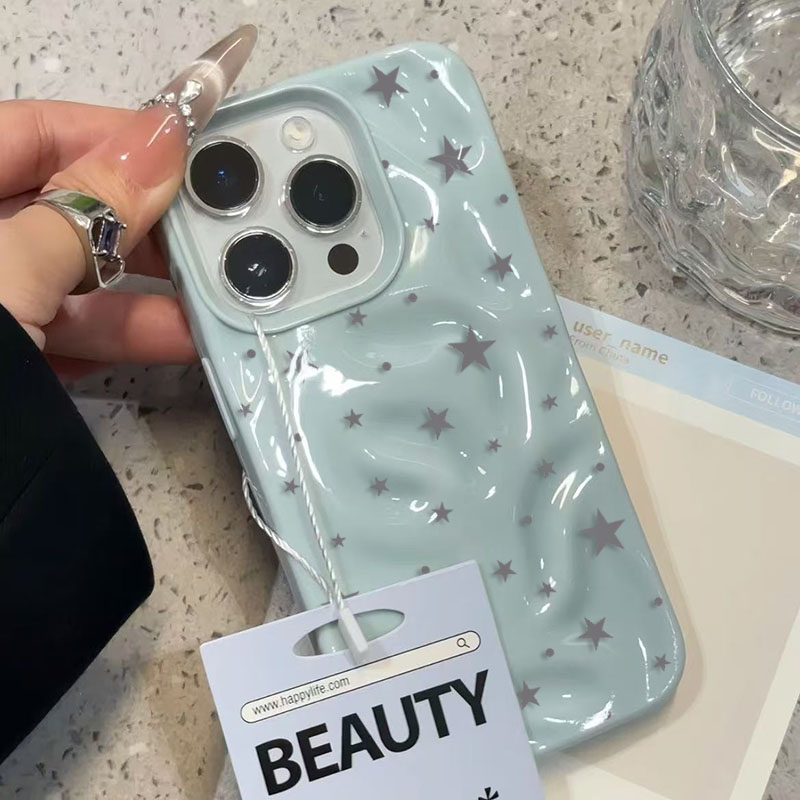 Minimalistสีเทา-สีฟ้าStar Wave - Phone Cases Blue บทวิจารณ์และราคา