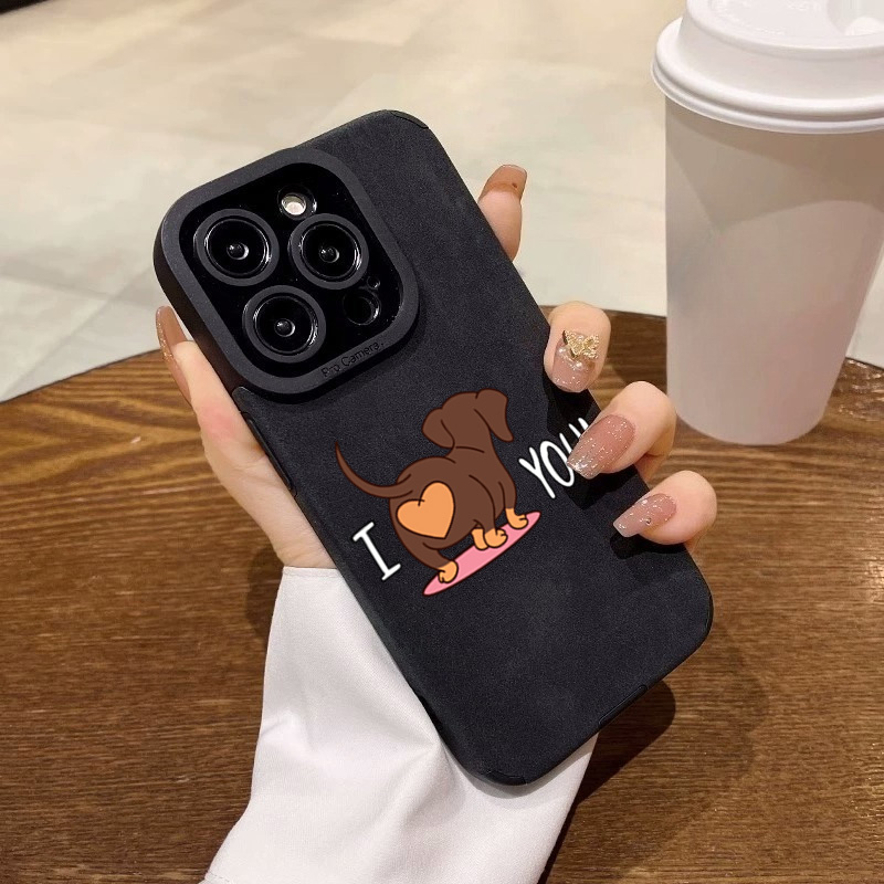 เคสโทรศัพท์ลายหัวใจน้องหมาดัชช - Phone Cases Cute Iphone 14 บทวิจารณ์และราคา
